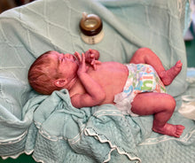 Load image into Gallery viewer, AVAILABLE SOLD OUT Vinyl reborn Gracie Mae  (sculpted by Laura Lee Eagles, brought to life by Nadine Dolotova)