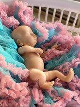 Load image into Gallery viewer, Blank (unpainted) full body silicone kit with arm & leg armatures Gracie (baby girl) in soft blend