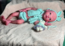 Load image into Gallery viewer, CUSTOM Prototype full body Silicone premature baby doll Amelia (baby girl ) in soft blend with armatures