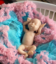 Load image into Gallery viewer, Blank (unpainted) full body silicone kit with arm & leg armatures Gracie (baby girl) in soft blend