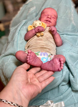 Load image into Gallery viewer, AVAILABLE SOLD OUT LIMITED EDITION Vinyl reborn Pascale full limbs, non gender belly plate sculpted by Joanna Kazmierczak-Pietka