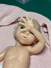 Load image into Gallery viewer, Custom Blank (unpainted) full body silicone premature baby girl kit Amelia (baby girl ) in eco 20