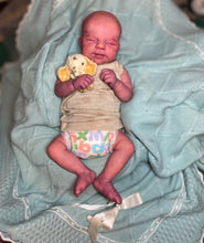 Load image into Gallery viewer, AVAILABLE SOLD OUT LIMITED EDITION Vinyl reborn Pascale full limbs, non gender belly plate sculpted by Joanna Kazmierczak-Pietka