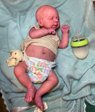 Load image into Gallery viewer, AVAILABLE SOLD OUT LIMITED EDITION Vinyl reborn Pascale full limbs, non gender belly plate sculpted by Joanna Kazmierczak-Pietka