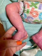 Load image into Gallery viewer, AVAILABLE SOLD OUT LIMITED EDITION Vinyl reborn Pascale full limbs, non gender belly plate sculpted by Joanna Kazmierczak-Pietka