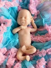 Load image into Gallery viewer, Blank (unpainted) full body silicone kit with arm & leg armatures Gracie (baby girl) in soft blend