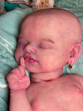 Load image into Gallery viewer, CUSTOM full body silicone kit Isabella sleeping in soft blend with hair