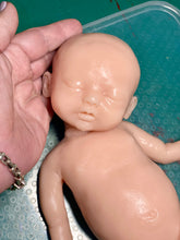 Load image into Gallery viewer, Custom Blank (unpainted) full body silicone mini kit Sallie (baby girl ) in soft blend