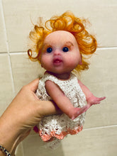 Load image into Gallery viewer, AVAILABLE full body silicone baby girl Layla in super soft blend with arm armature