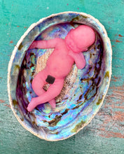 Load image into Gallery viewer, AVAILABLE full body silicone mini kit Milly 4.5” in super soft blend asleep bald