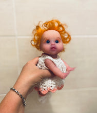 Load image into Gallery viewer, AVAILABLE full body silicone baby girl Layla in super soft blend with arm armature
