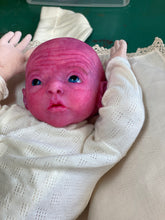 Load image into Gallery viewer, CUSTOM PROTOTYPE silicone cuddle baby Amelia in soft blend (including non gender silicone tummy plate)