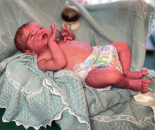 Load image into Gallery viewer, AVAILABLE SOLD OUT Vinyl reborn Gracie Mae  (sculpted by Laura Lee Eagles, brought to life by Nadine Dolotova)