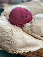 Load image into Gallery viewer, CUSTOM PROTOTYPE silicone cuddle baby Amelia in soft blend (including non gender silicone tummy plate)