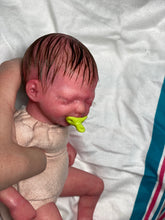Load image into Gallery viewer, AVAILABLE Reborn vinyl baby Zane by Marita Winters