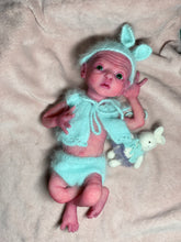 Load image into Gallery viewer, CUSTOM Prototype full body Silicone premature baby doll Amelia (baby girl ) in soft blend with armatures