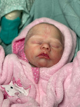 Load image into Gallery viewer, Custom  silicone cuddle baby Harlow (sculpted by Lisa Sylvia), brought to life by Nadine Dolotova