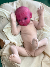 Load image into Gallery viewer, CUSTOM PROTOTYPE silicone cuddle baby Amelia in soft blend (including non gender silicone tummy plate)