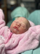 Load image into Gallery viewer, Custom  silicone cuddle baby Harlow (sculpted by Lisa Sylvia), brought to life by Nadine Dolotova