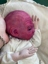 Load image into Gallery viewer, CUSTOM PROTOTYPE silicone cuddle baby Amelia in soft blend (including non gender silicone tummy plate)