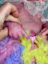 Load image into Gallery viewer, CUSTOM full body silicone kit Isabella sleeping in soft blend with hair