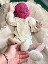 Load image into Gallery viewer, CUSTOM PROTOTYPE silicone cuddle baby Amelia in soft blend (including non gender silicone tummy plate)