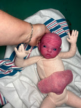 Load image into Gallery viewer, CUSTOM PROTOTYPE silicone cuddle baby Amelia in soft blend (including non gender silicone tummy plate)