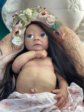 Load image into Gallery viewer, NOT AVAILABLE (price includes hair) full body silicone baby girl Charlotte