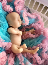 Load image into Gallery viewer, Blank (unpainted) full body silicone kit with arm & leg armatures Gracie (baby girl) in soft blend