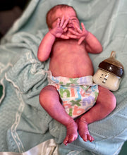 Load image into Gallery viewer, AVAILABLE SOLD OUT Vinyl reborn Gracie Mae  (sculpted by Laura Lee Eagles, brought to life by Nadine Dolotova)