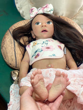 Load image into Gallery viewer, NOT AVAILABLE (price includes hair) full body silicone baby girl Charlotte