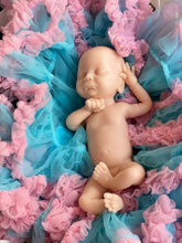 Load image into Gallery viewer, Blank (unpainted) full body silicone kit with arm & leg armatures Gracie (baby girl) in soft blend