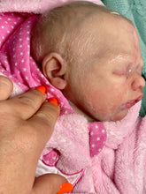 Load image into Gallery viewer, Custom  silicone cuddle baby Harlow (sculpted by Lisa Sylvia), brought to life by Nadine Dolotova