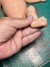 Load image into Gallery viewer, Custom Blank (unpainted) full body silicone mini kit Sallie (baby girl ) in soft blend