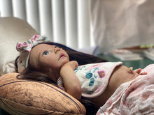 Load image into Gallery viewer, NOT AVAILABLE (price includes hair) full body silicone baby girl Charlotte