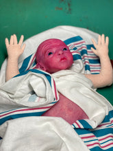 Load image into Gallery viewer, CUSTOM PROTOTYPE silicone cuddle baby Amelia in soft blend (including non gender silicone tummy plate)