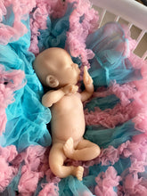 Load image into Gallery viewer, Blank (unpainted) full body silicone kit with arm & leg armatures Gracie (baby girl) in soft blend