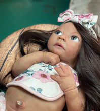 Load image into Gallery viewer, NOT AVAILABLE (price includes hair) full body silicone baby girl Charlotte