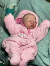 Load image into Gallery viewer, Custom  silicone cuddle baby Harlow (sculpted by Lisa Sylvia), brought to life by Nadine Dolotova