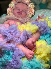 Load image into Gallery viewer, CUSTOM full body silicone kit Isabella sleeping in soft blend with hair