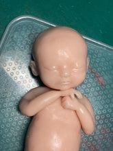Load image into Gallery viewer, Custom Blank (unpainted) full body silicone mini kit Sallie (baby girl ) in soft blend