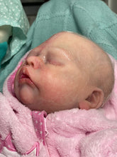 Load image into Gallery viewer, Custom  silicone cuddle baby Harlow (sculpted by Lisa Sylvia), brought to life by Nadine Dolotova