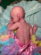 Load image into Gallery viewer, CUSTOM full body silicone kit Isabella sleeping in soft blend with hair