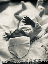 Load image into Gallery viewer, CUSTOM PROTOTYPE silicone cuddle baby Amelia in soft blend (including non gender silicone tummy plate)