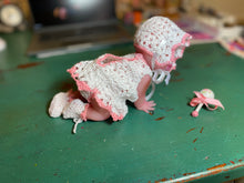 Load image into Gallery viewer, CUSTOM full body silicone baby girl Layla in super soft blend with arm armature