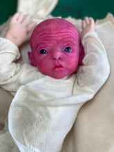 Load image into Gallery viewer, CUSTOM PROTOTYPE silicone cuddle baby Amelia in soft blend (including non gender silicone tummy plate)