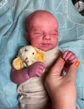 Load image into Gallery viewer, AVAILABLE SOLD OUT LIMITED EDITION Vinyl reborn Pascale full limbs, non gender belly plate sculpted by Joanna Kazmierczak-Pietka