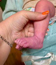 Load image into Gallery viewer, AVAILABLE SOLD OUT LIMITED EDITION Vinyl reborn Pascale full limbs, non gender belly plate sculpted by Joanna Kazmierczak-Pietka