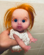 Load image into Gallery viewer, AVAILABLE full body silicone baby girl Layla in super soft blend with arm armature