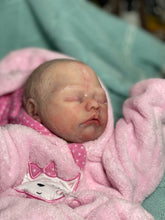 Load image into Gallery viewer, Custom  silicone cuddle baby Harlow (sculpted by Lisa Sylvia), brought to life by Nadine Dolotova